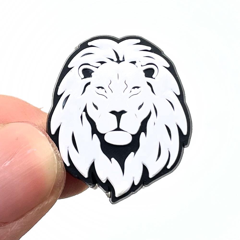 Black & White Halloween Punk Metal Rock Croc Shoe Charms