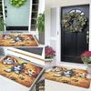 1PC Cute Cats Pattern Door Mats Kitchen Rugs Non-Slip Pop Design Living Room Rugs Bath Mat Carpet for Home Sink Laundry Decor