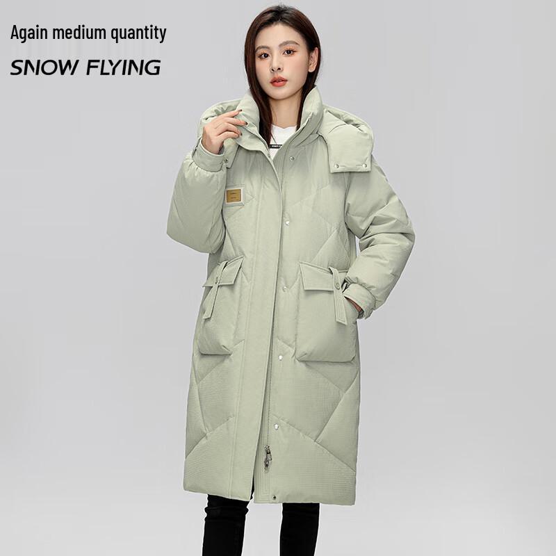 

SNOWFLYING Hooded Loose Fit Duck Down Jacket XL