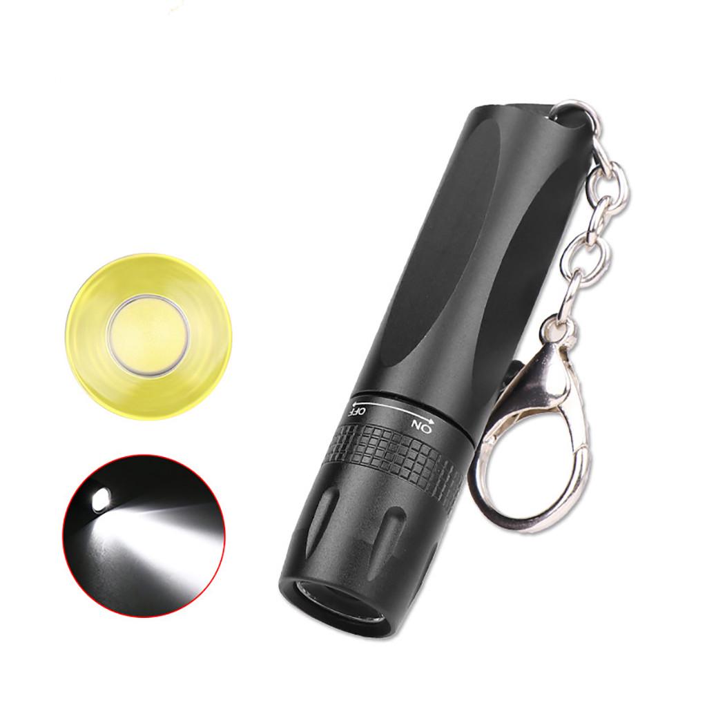  LED Handheld  Portable Small Flashlight Hang Buckle Light Flashlight