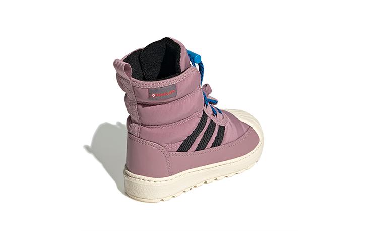 adidas Originals SUPERSTAR 360 2.0 Slip Resistant Cushioning High Top Toddler Shoes Taro Purple Infant And Toddler GV9066