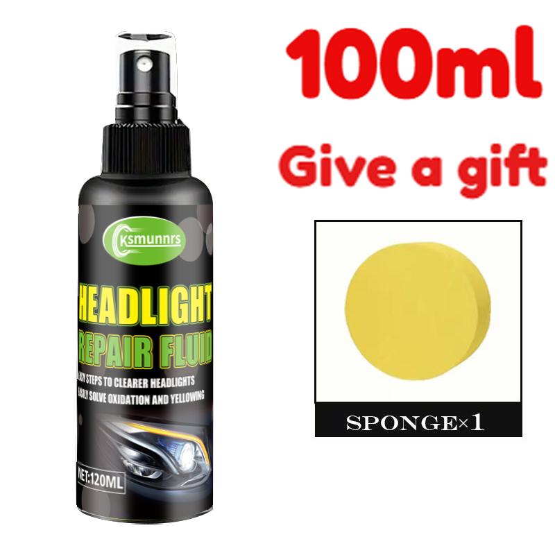 

100ml Auto Headlight Repair Solution - Strong Effect, Polishing Function, Easy Application for Clearer Headlights