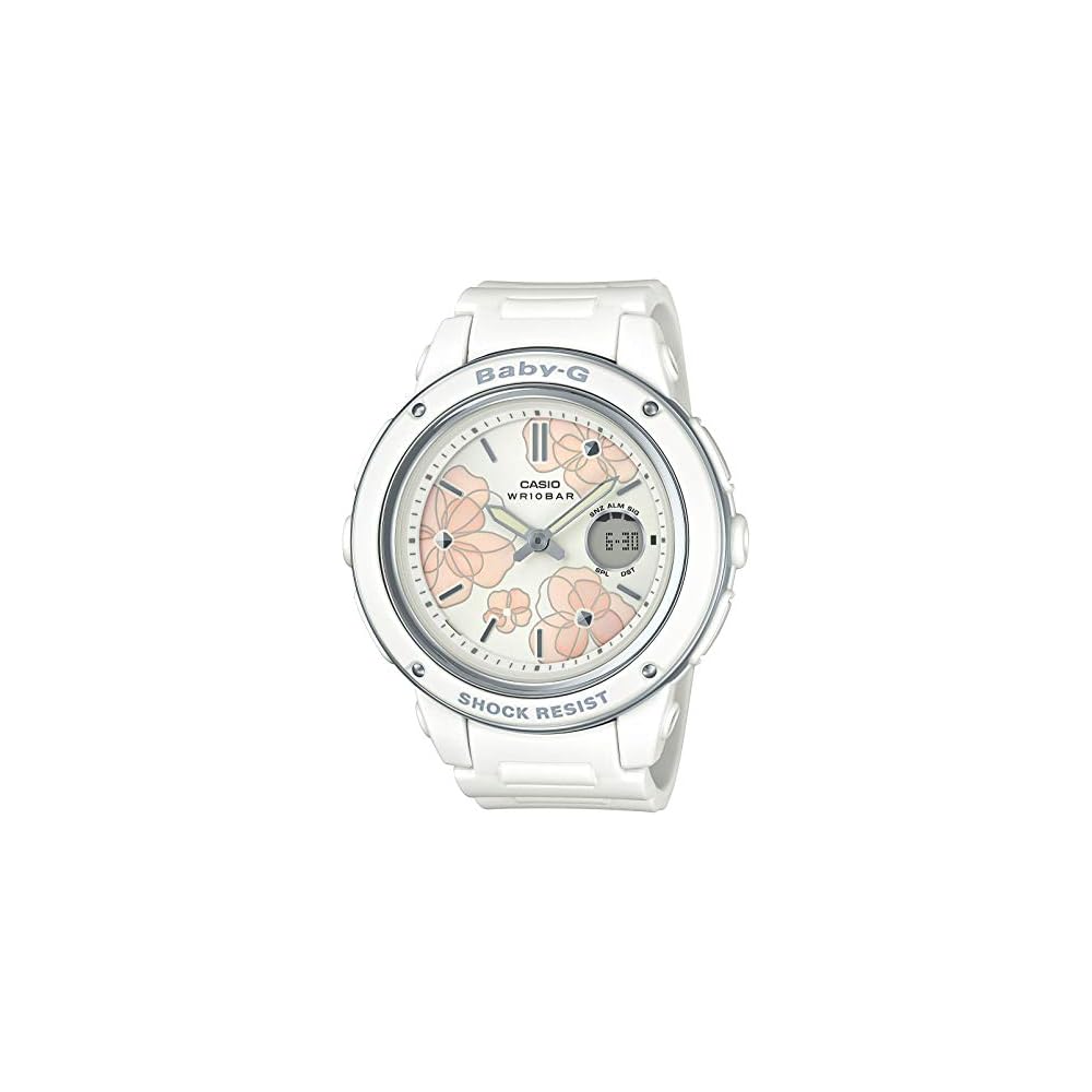 Casio Baby-G Floral Dial Series BGA-150FL-7AJF Women s Watch White