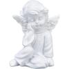 Cherub Statue Synthetic Resin Material Lovely Style White Baby Figurines for Party Decorations Decorative Sculpture Ornament Toy(Right)