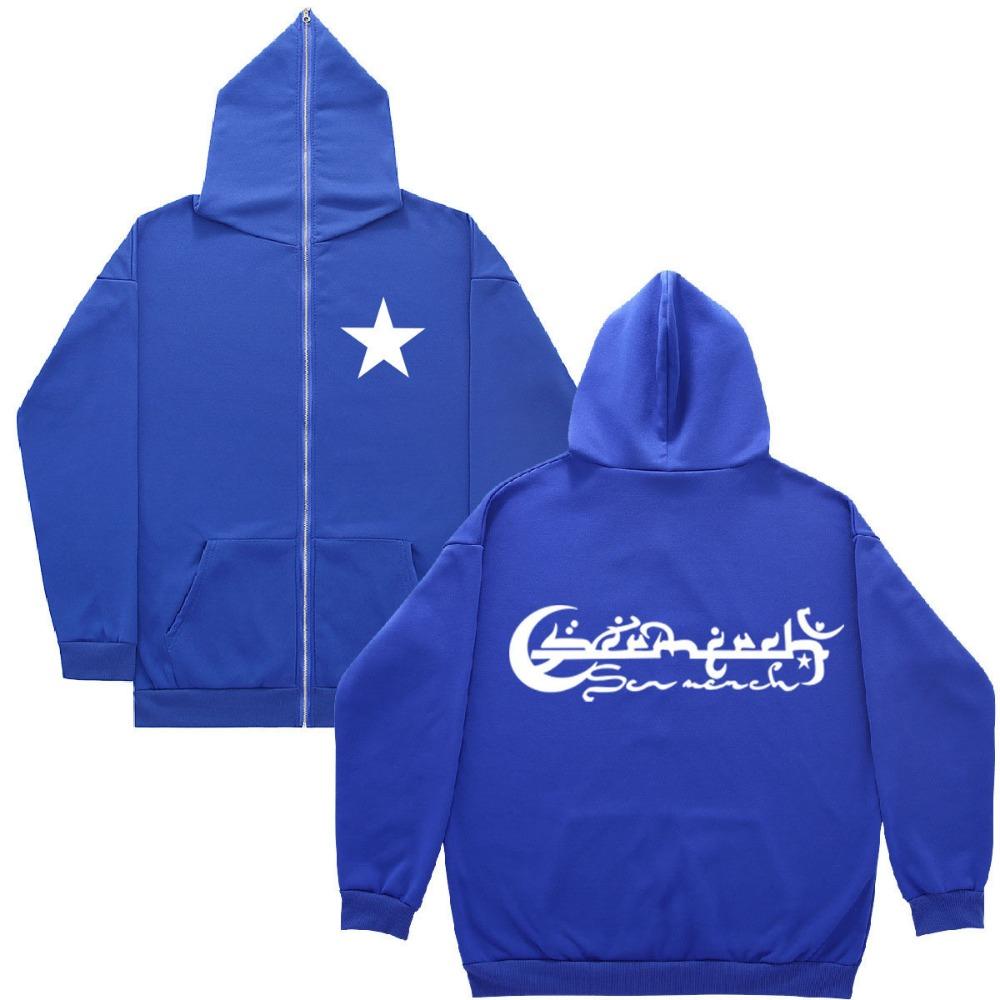 New Butterfly PRIMATE Printed Cardigan Zipper Hoodie Zipper Hooded Sweatshirt Men's and Women's Outerwear In Stock