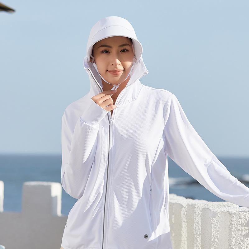 Ropa protectora solar verano anti-ultravioleta ropa para la piel hombres con ala desmontable pesca protección solar UPF50+