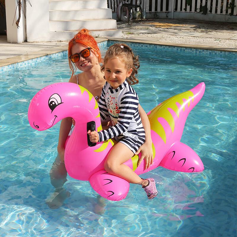 

Inflatable Dinosaur Ride-On Water Toy 135x75x80cm