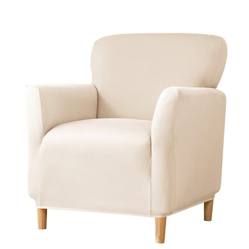 652F Удобное одноместное кресло Чехол Мягкий чехол для дивана из молочного шелка