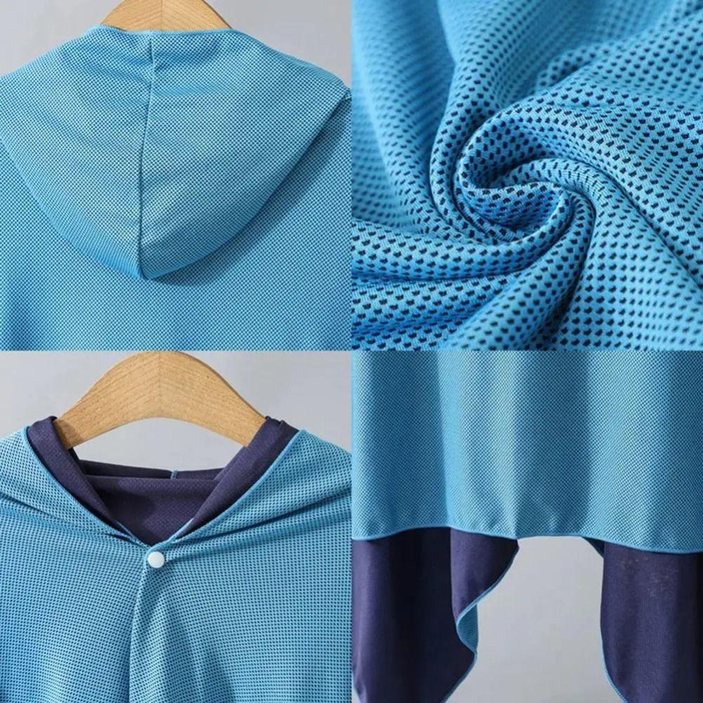 Creative Bath Towel Breathable Sports Cooling Cape Multi-Functional Cooling Shawl  Cycling