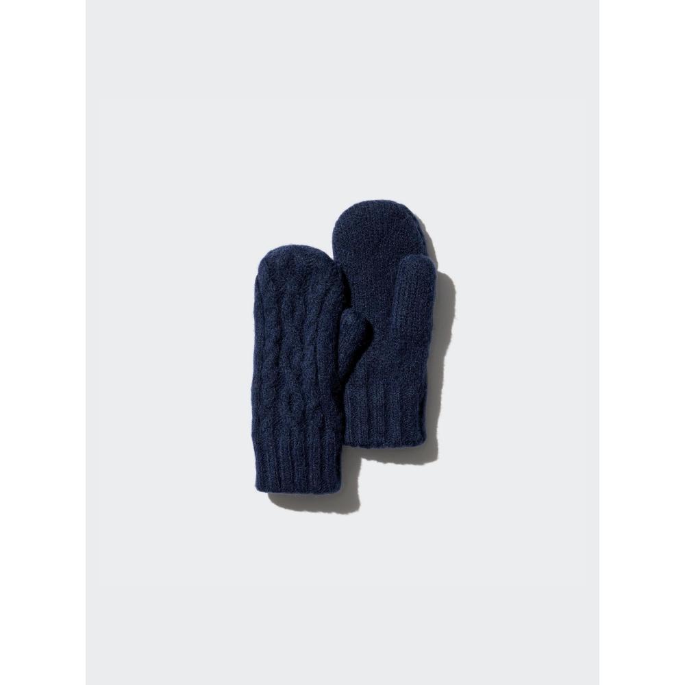 

Uniqlo Детские варежки Heat Tech Cable 01 OFF WHITE/KIDS S/M