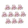 Alloy Pearl Flatback Rhinestone Buttons Decorative Embellishments for Dresses Scrapbooking and Hair Accessories