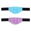 Gel Beads Ice Pack Ice Bag for Neck Adjustable Strap Reusable Hot Cold Pack with Soft Plush Backing