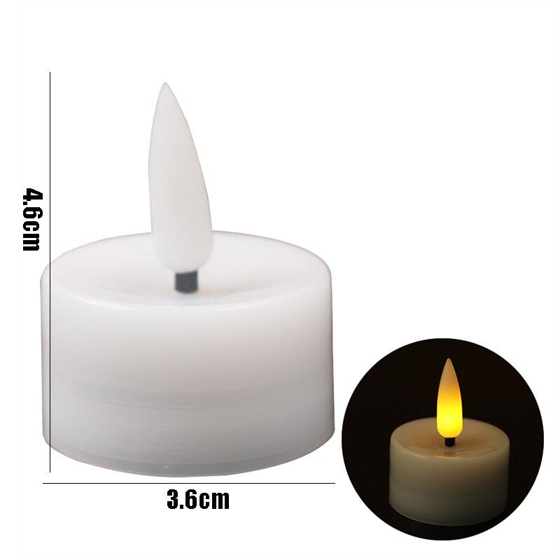 12Pcs/set Flameless LED Candles Flickering Lights Birthday Wedding Party Electric Candles Xmas Table Decoration Light XYZ