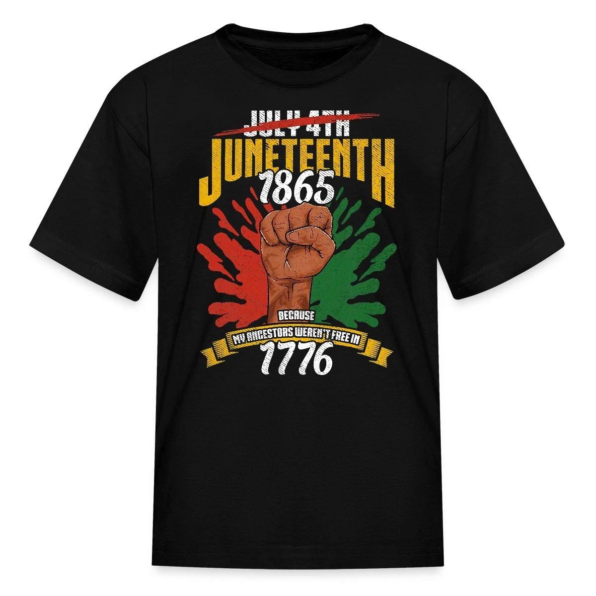 Juneteenth Black History Day Kid s T-Shirt XXL