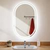 Bathroom Mirror - NETTLIFE - LED 50x80 Cm - Touch Switch - Anti-fog - IP44, 3000–6500K