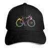 Modern Bicycle Baseball Cap Snapback Flat Bill Strapback Dad Hat Six Panel Structured Crown