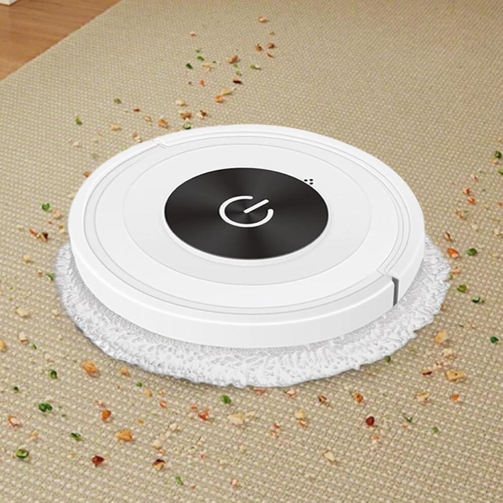Robot Vacuum and Mop Combo 2 In 1 with Smart Navigation for Pet Hair Carpet and Small Spaces White