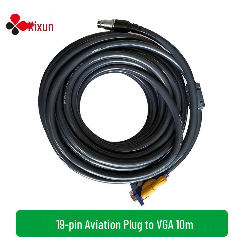 HOPECENT 19-Pin Aviation Plug To VGA Cable