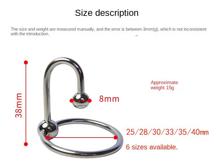 Pánský Sexuální Zpožďovací Kroužek na Žalud Kovová Kulička Kroužky na Penis Stimulátor Podráždění Uretrální Dilatátory Kroužek na Penis Penisová Zátka Sexuální Hračka pro Muže 18