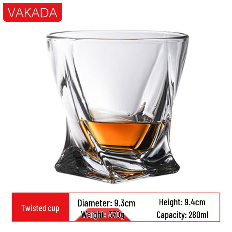 VAKADA Nordic Irregular Highball Whiskey Glass