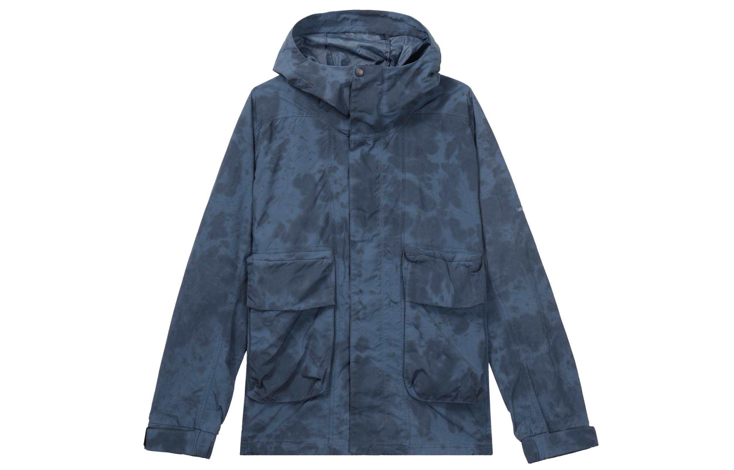 Nike Jackets Men s Fen Blue Hooded Moderate Other DX0218-491 L