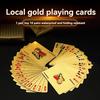 Gold Waterproof Playing Cards - Poker Deck for Parties and Games