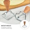 3pcs Heart Cake Cutters For Baking Desserts And Pastry Making