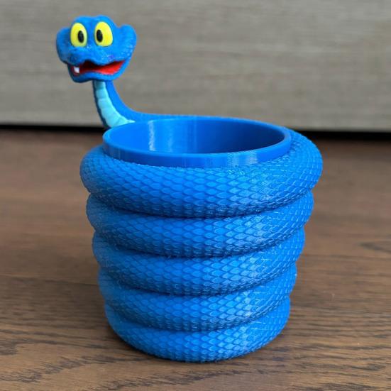 3D Printed Snake Toy Flexible Articulated Snake Model Ornament Collectible Anime Figures Fidget Toy for Kids