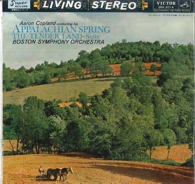 LP Record AARON COPLAND BOSTON SYMPHONY ORCH  Ballet Appalachian Spring  Suite SRA2014 VICTOR  Japan Classical Used