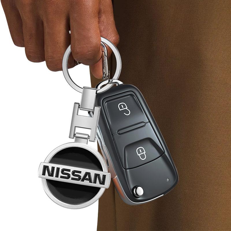 1 Peça Emblema LOGO Chaveiro Argola de Chave Acessórios Para Nissan Nismo Qashqai j11 Juke GTR X-Trail Patrol Micra Navara Tiida