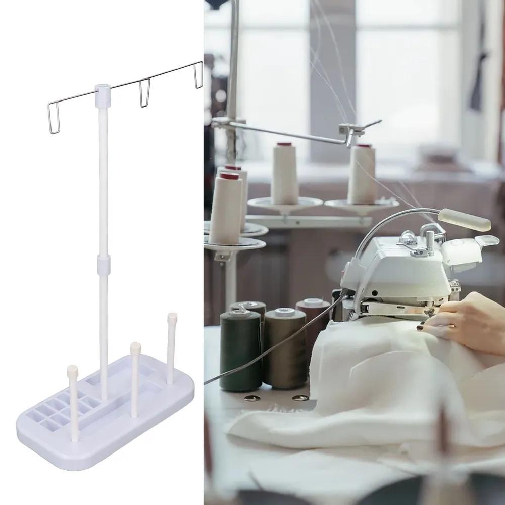 Máquina de Costura Doméstica Armação de Três Linhas Plástico Removível Elétrica Costura Armação Universal Armação de Três Linhas Grampo de Eixo Grande Acessórios