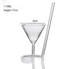 Cocktail Goblet Glass With Pipette, Martini Glasses, Wine Glasses, Beer, Champagne, Juice Drink Cup, Glassware, Drinkware