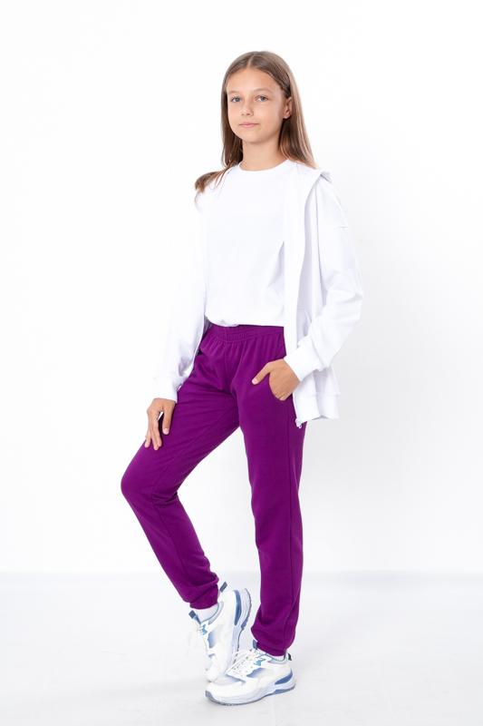 

Дівчачі штани – Модні повсякденні штани, М який матеріал, Демісезонні, 6231-023 HC 134 фіолетовий