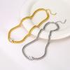 HECHENG, Chain For Women Bracelet Necklace Zircon Set,Cubic Zirconia Square Fashion Christma Gifts Charms Wedding