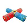 Rainbow Cat Tunnel Toy: Rolling Runway for Playful Cats