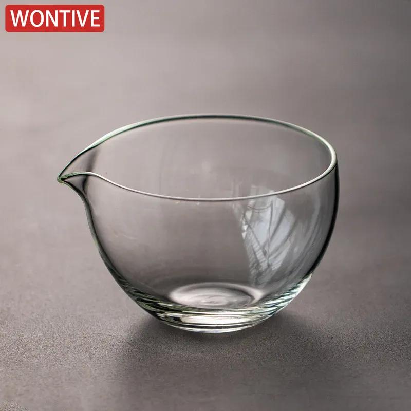 Glass Matcha Chawan Matcha Bowl Heat-resistant Kung Fu Tea Set Accessories Japan Ceremonial Matchas Mixing Bowl Kitchen Tools