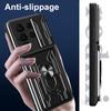 For Samsung Galaxy S25 Ultra Case PC+TPU Kickstand Phone Back Cover with Camera Slider