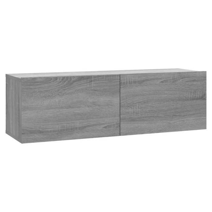 VidaXL Wall-mounted TV Cabinet Sonoma Grey 100x30x30 Cm Engineered Wood 815097