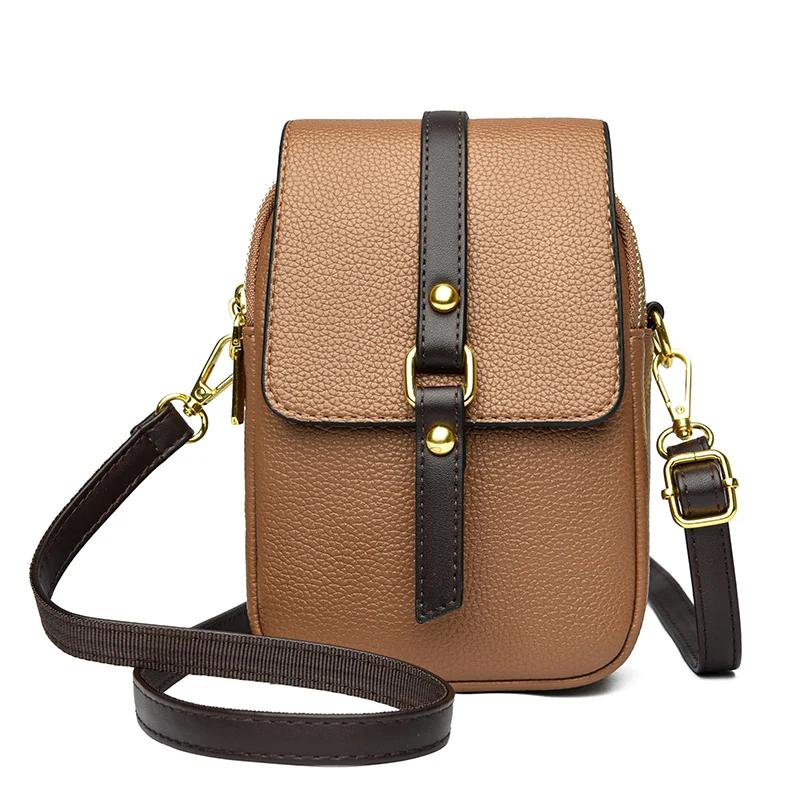 

Модные дизайнерские сумки через плечо из искусственной кожи для женщин, сумки и кошельки в стиле ретро для женщин, сумки-мессенджеры для мобильных телефонов