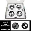 For BMW 5SG30 4Pcs Blue White  56mm 68mm Floating Wheel Center Caps For BMW E90 E91 E92 E93 F30 F10 F11 F04 E84 E83 F25 E70 F15 E72 M2 M3 M6