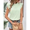 Women's Fashion Casual Summer Spring Solid Color Print Short Sleeve O-Neck Blouses & Shirts