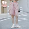 Calças Capris Cargo Esportivas de Verão para Meninas