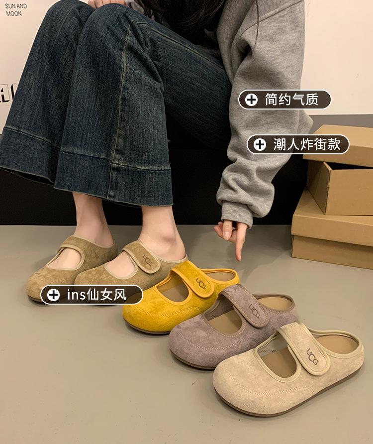 New 2025 Women Princess Shoes Women Ballet Flats Fashion Concise Style Velvet Shallow Elegant All-match Women Flats