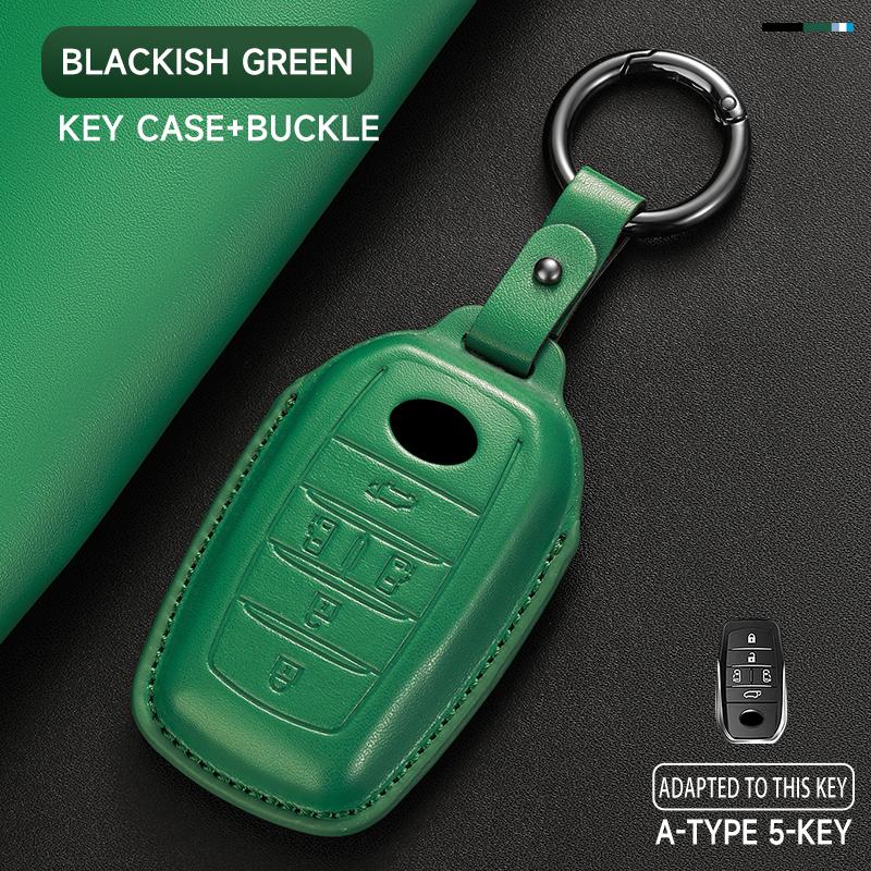 Leder Auto Schlüsselhülle Schutzhülle Schlüsselanhänger Für Toyota Vellfire Alphard 30 Serie Previa Tarago 5 6 Zubehör