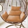 Removable Washable Solid Color Rattan Hanging Chair Cushion Set