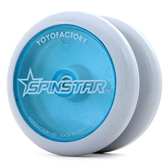 

Spinster with DVD by Factory Yo-Yo Beginner s (White Glow/Blue Cap) Yo-Yo