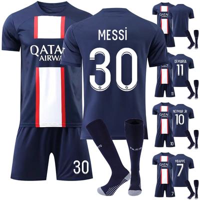 22/23 Paris-Saint-Germain Heimfußballtrikots Shorts Socken Set Neu Shorts Socken Erwachsenengrößen Outfits