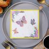 20Pcs/Pack Butterfly Flower Decoupage Paper Napkins Vintage Tissues Party Tableware Wedding Xmas Festival Supplies