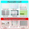 Double Sided Adhesive Pads for Mounting, 60 Pcs Double Sided Mounting Tapes Pre-Cut Sticky Tack Strong Removable Sticky Pads for Papers Door Metals