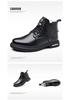 Men's Retro Leather High-Top Martin Boots - Breathable, Versatile, Casual British Style for Spring and Autumn